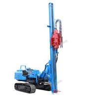 Solar hydraulic steel  pile hammer ramming driving machine