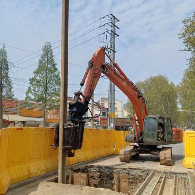 Hydraulic side clamp  vibrating pile driver vibro hammer,excavator  attachment.