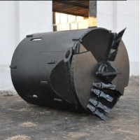 Tysim rotary drilling rock bucket for pile foundation.Construction Pilling Tools.Rock Auger Bucket