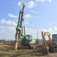 Excavator drilling attachment KR60A piling rig, bore well drilling machine