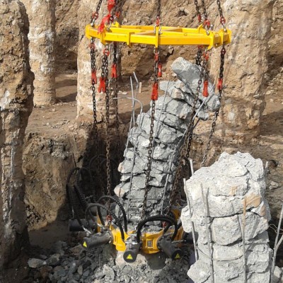 Hydraulic Concrete Less Cost Pile demo Breaker  kp380