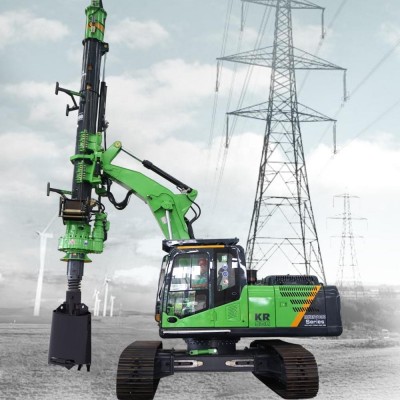 TYSIM Electric Power Construction drilling machine hydraulic small rotary drilling rig