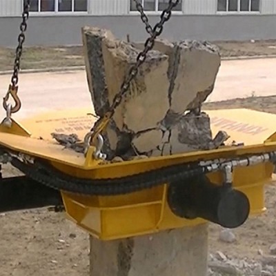 Hydraulic Square Drill rod Less Cost  Pile Breaker and Cutting Machine Price